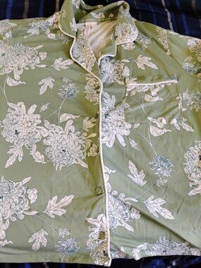 Joyspun 2-piece green pajama set size L